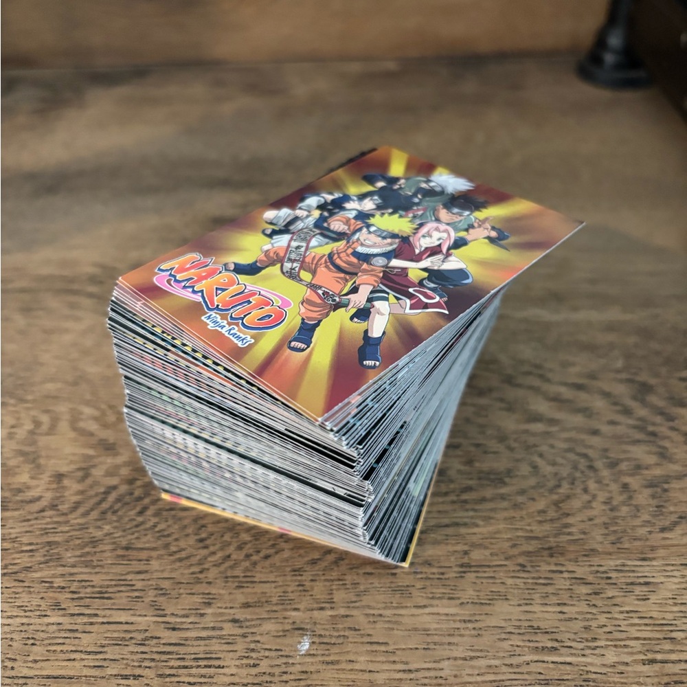 Naruto Ninja Ranks Trading Cards 137 total, 68/72 card set